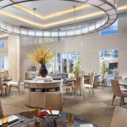 Large round ring chandelier