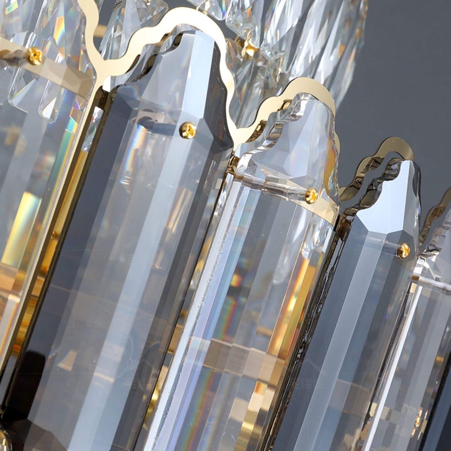 Morylighting Grand Radiance Round Crystal Chandelier - Background Shot