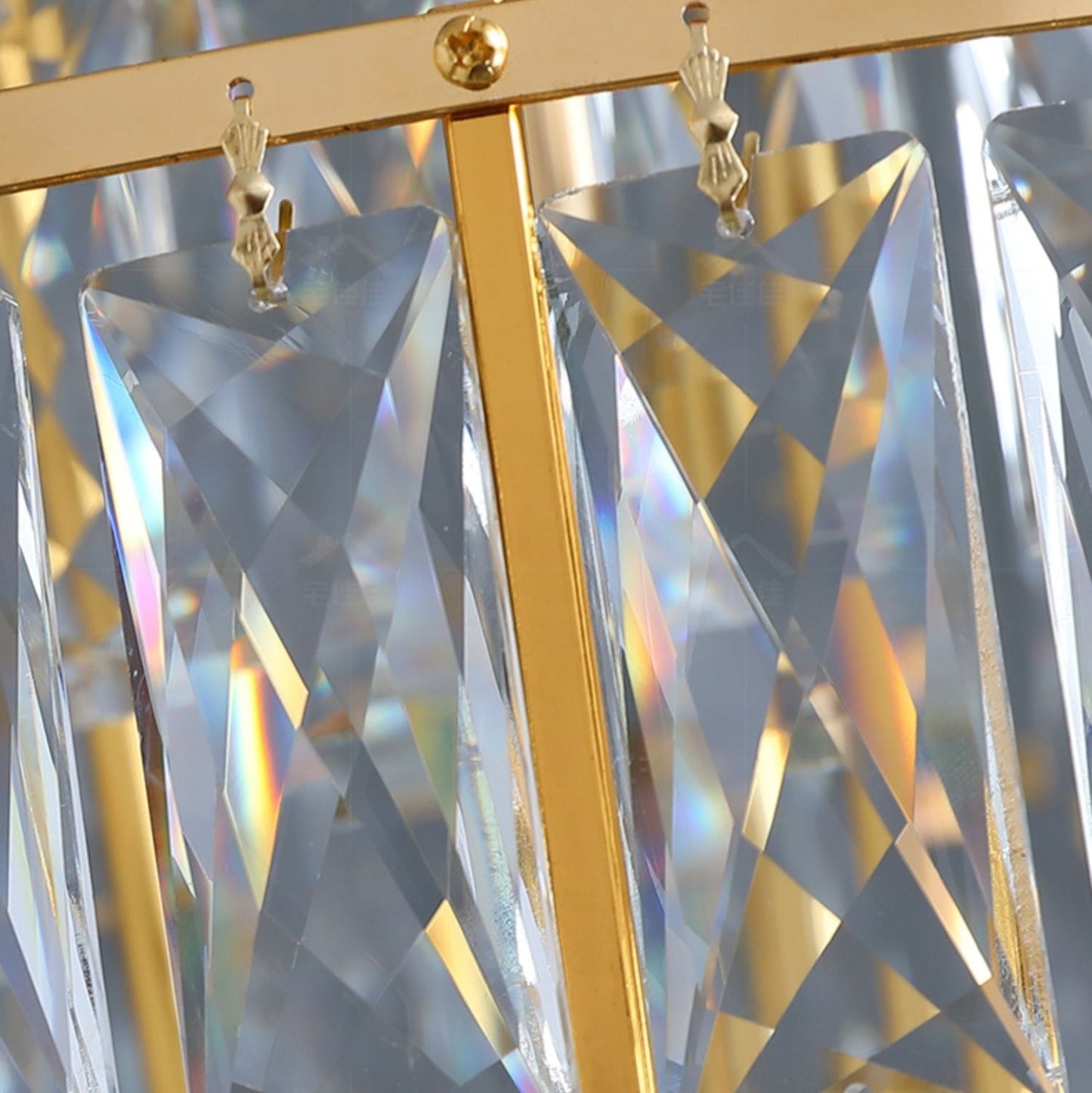 Morylighting Grand Radiance Round Crystal Chandelier - Background Shot