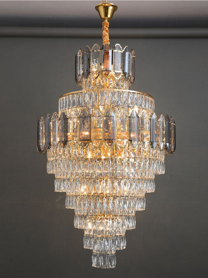 Morylighting Grand Radiance Round Crystal Chandelier - Background Shot