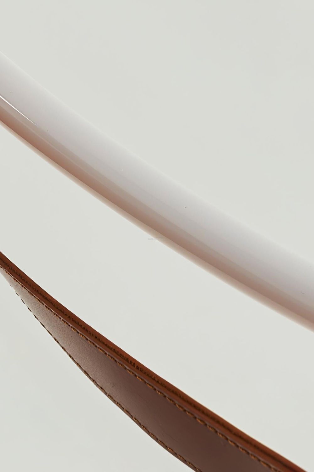 Leather Arc Loop Pendant Light - view 15 | morylighting