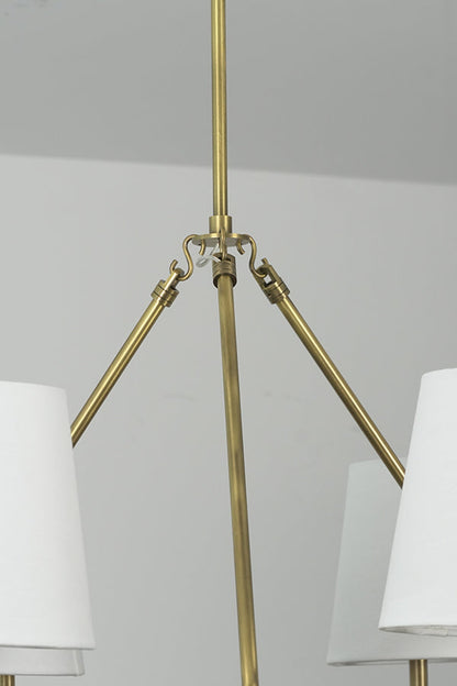 Leather Halo Ring Chandelier - view 24 | morylighting