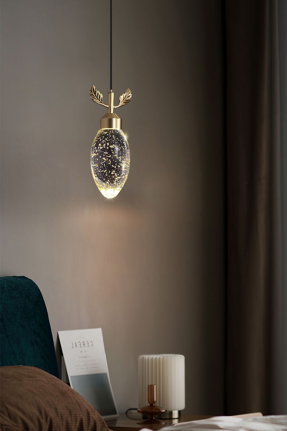 Leaves Water Drops Pendant Light - morylighting
