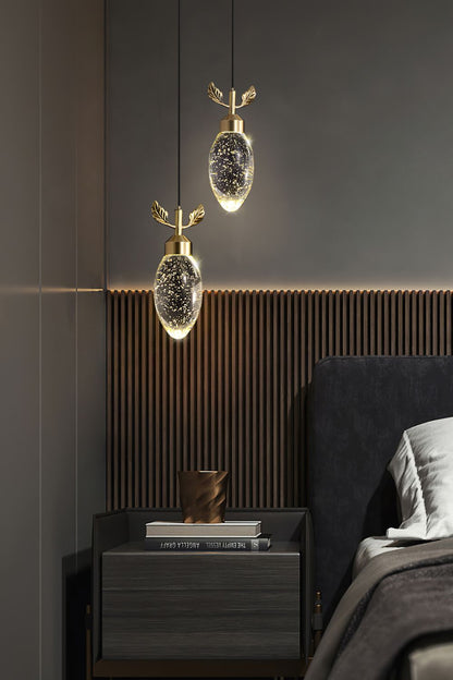 Leaves Water Drops Pendant Light - morylighting