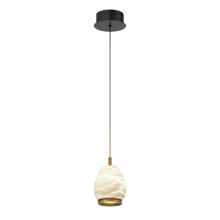 Morylighting Alabaster Orb LED Pendant - Background Shot