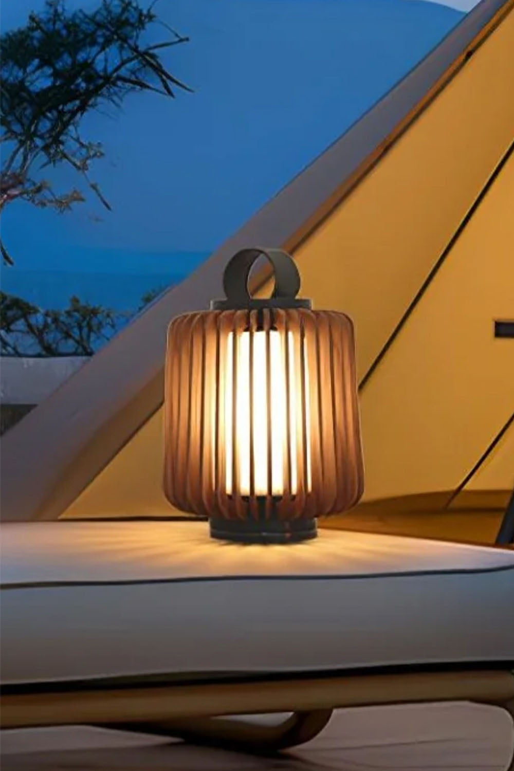 Legno Rechargeable Outdoor Table Lamp - view 2 | morylighting