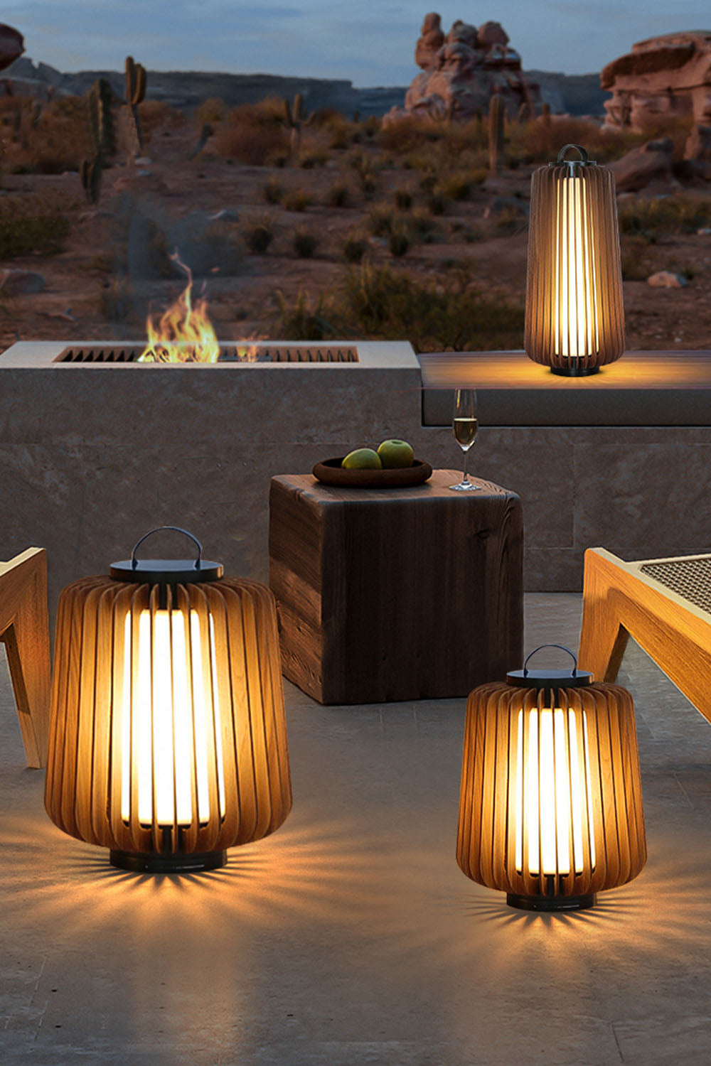 Legno Rechargeable Outdoor Table Lamp - view 10 | morylighting