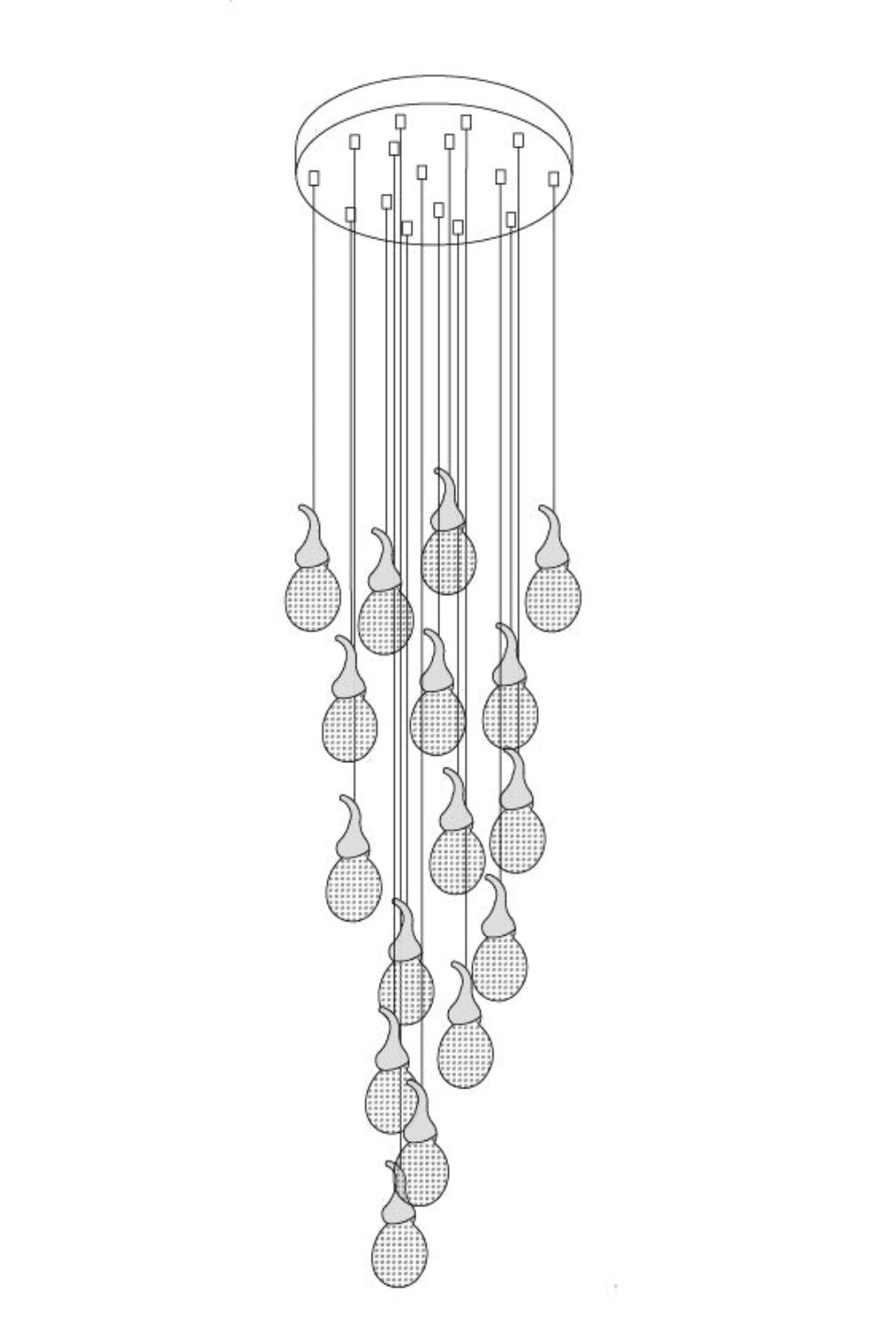 Leo Bubble Chandelier - morylighting