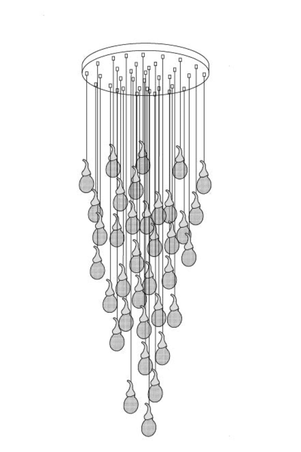 Leo Bubble Chandelier - morylighting