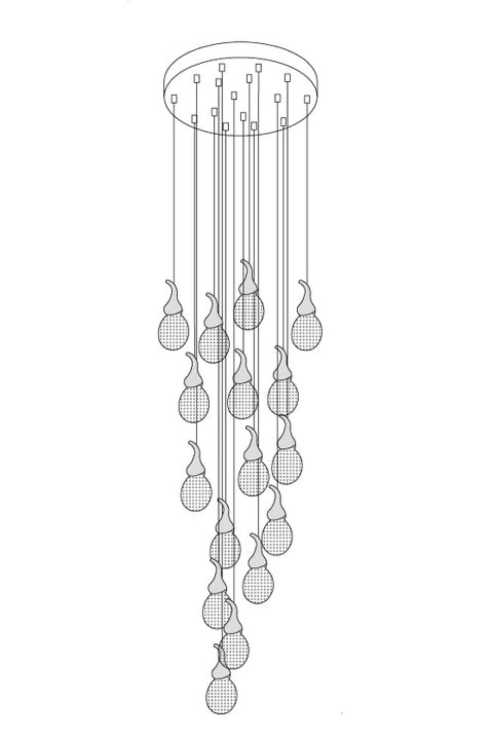 Leo Bubble Chandelier - morylighting