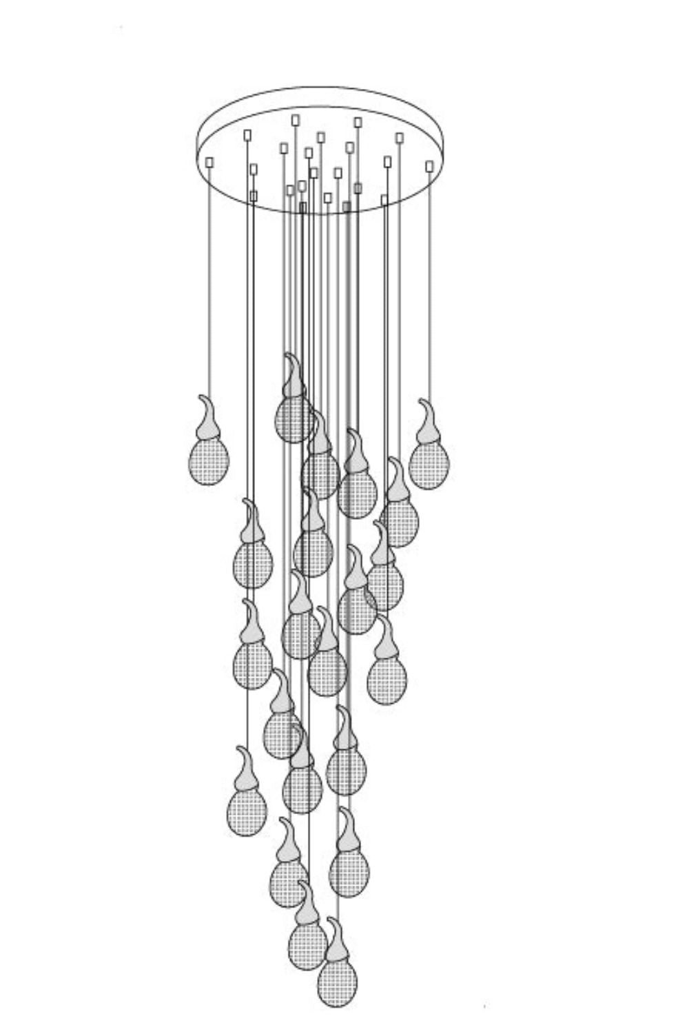 Leo Bubble Chandelier - morylighting