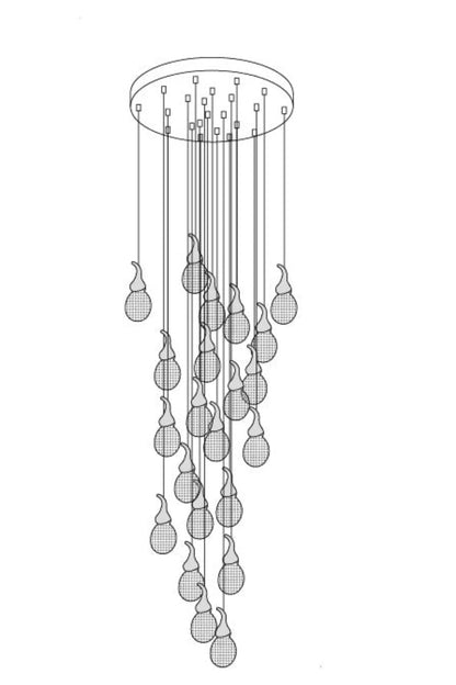 Leo Bubble Chandelier - morylighting