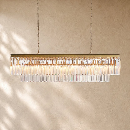 Leylend Tiered Rectangular Chandelier