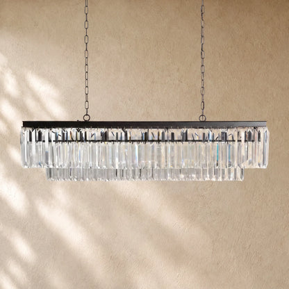 Leylend Tiered Rectangular Chandelier