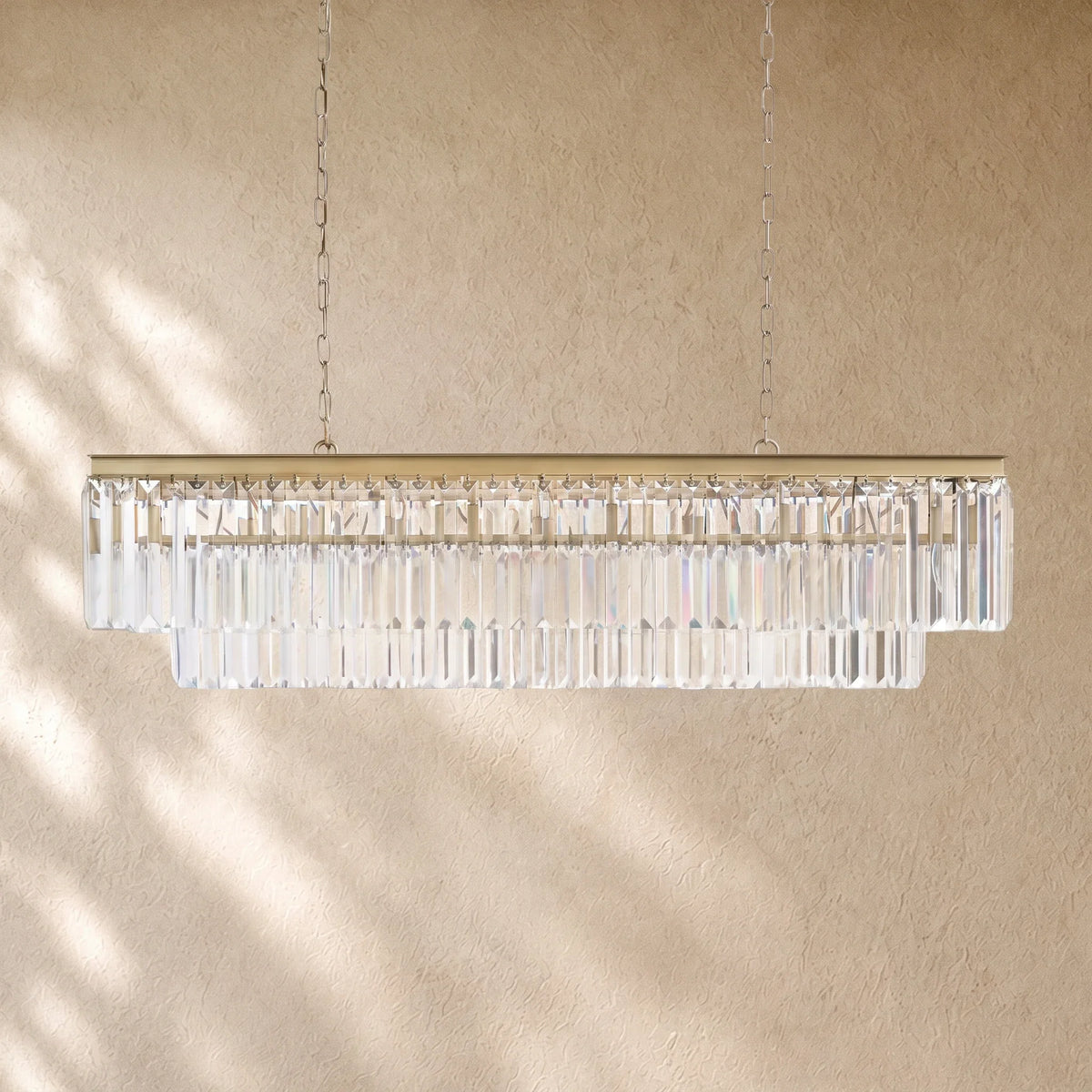 Leylend Tiered Rectangular Chandelier