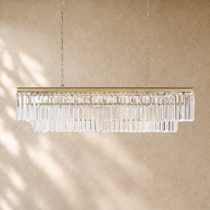 Leylend Tiered Rectangular Chandelier
