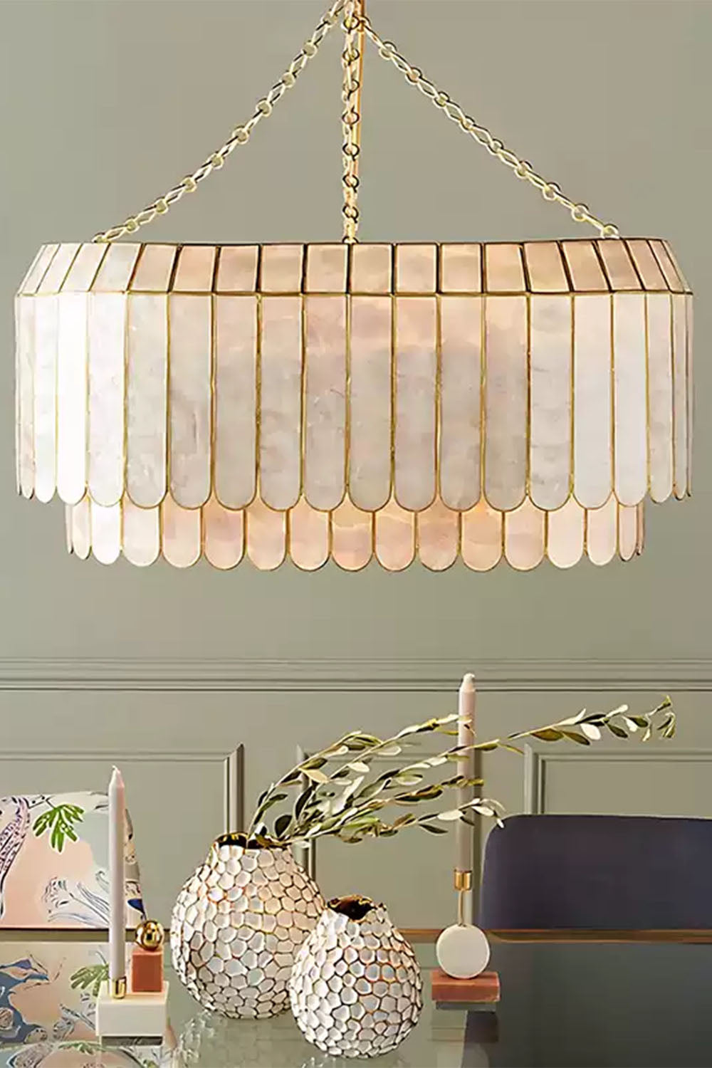 Light Luxury Shell Chandelier - view 7 | morylighting