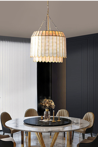 Light Luxury Shell Chandelier - view 3 | morylighting