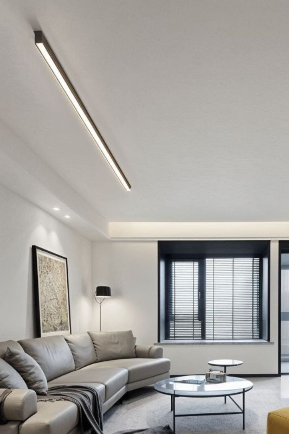 Modern Ligne Ceiling Light - view 9 | morylighting