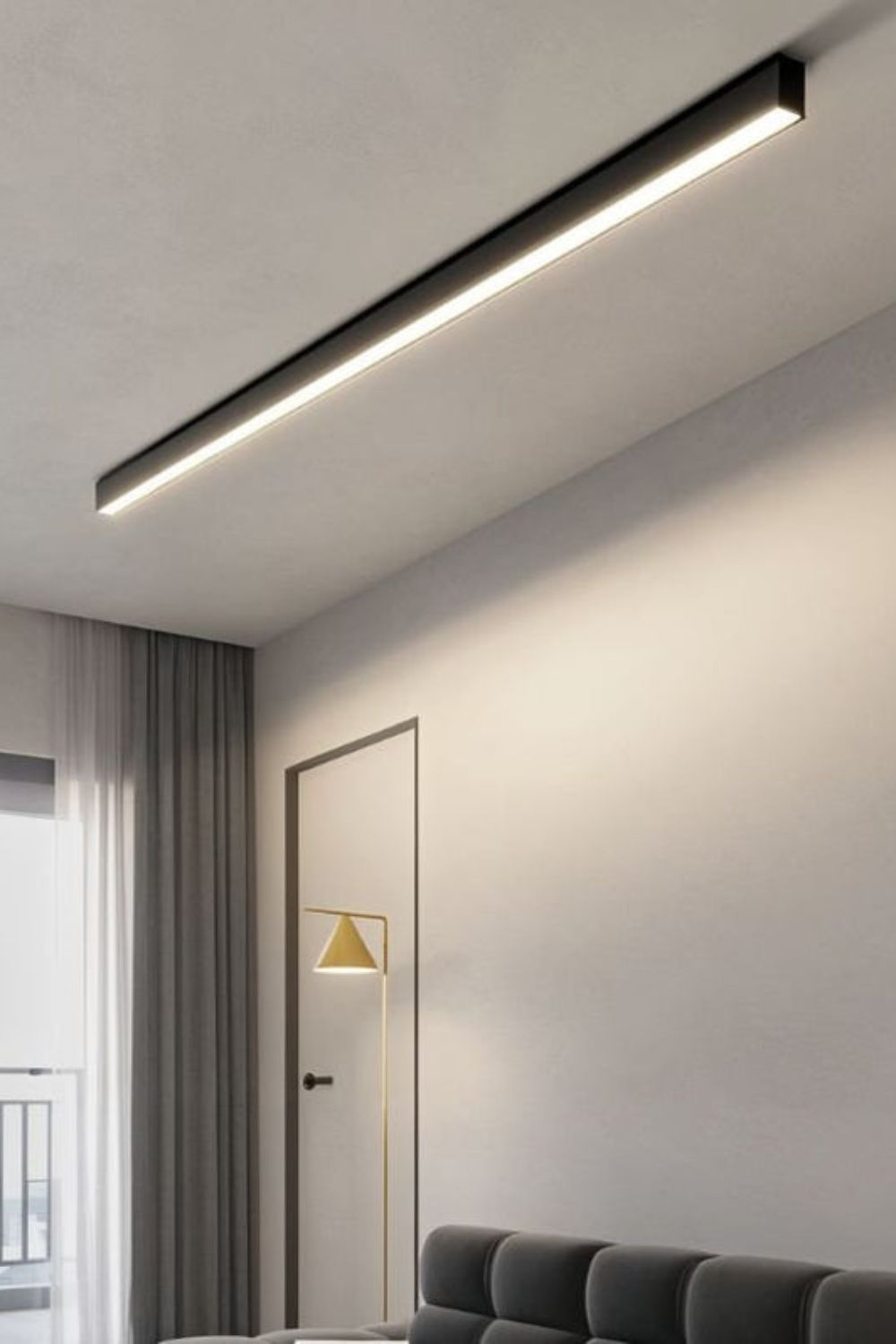 Modern Ligne Ceiling Light - view 2 | morylighting