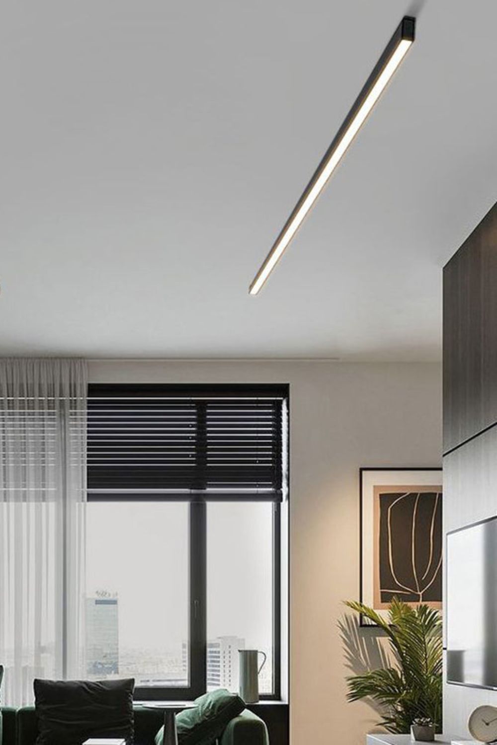 Modern Ligne Ceiling Light - view 8 | morylighting
