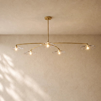 Liliy Clear Glass Flushmount