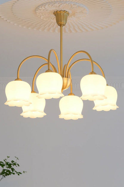 Flowers Lily of the Valley Chandelier - view 4 | morylighting