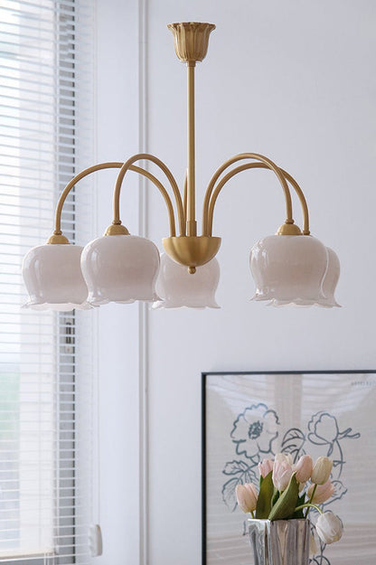 Flowers Lily of the Valley Chandelier - view 6 | morylighting
