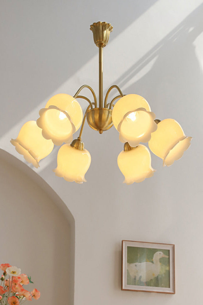 Flowers Lily of the Valley Chandelier - view 7 | morylighting