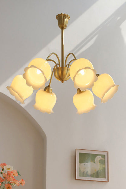 Flowers Lily of the Valley Chandelier - view 7 | morylighting