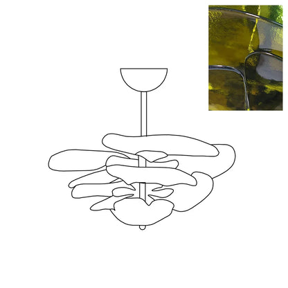 Chandelier Green - view 15 | morylighting