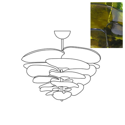 Chandelier Green - view 13 | morylighting