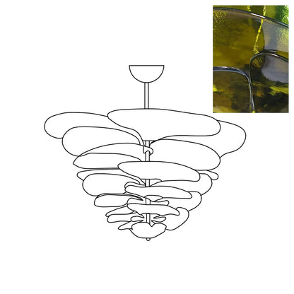 Chandelier Green - view 12 | morylighting