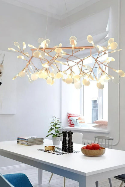 Linear Branch Firefly Chandelier - view 2 | morylighting
