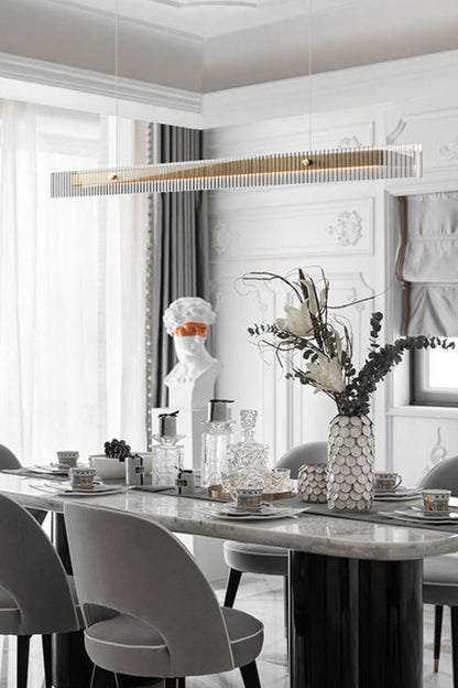 Linear Glass Pendant Light - morylighting