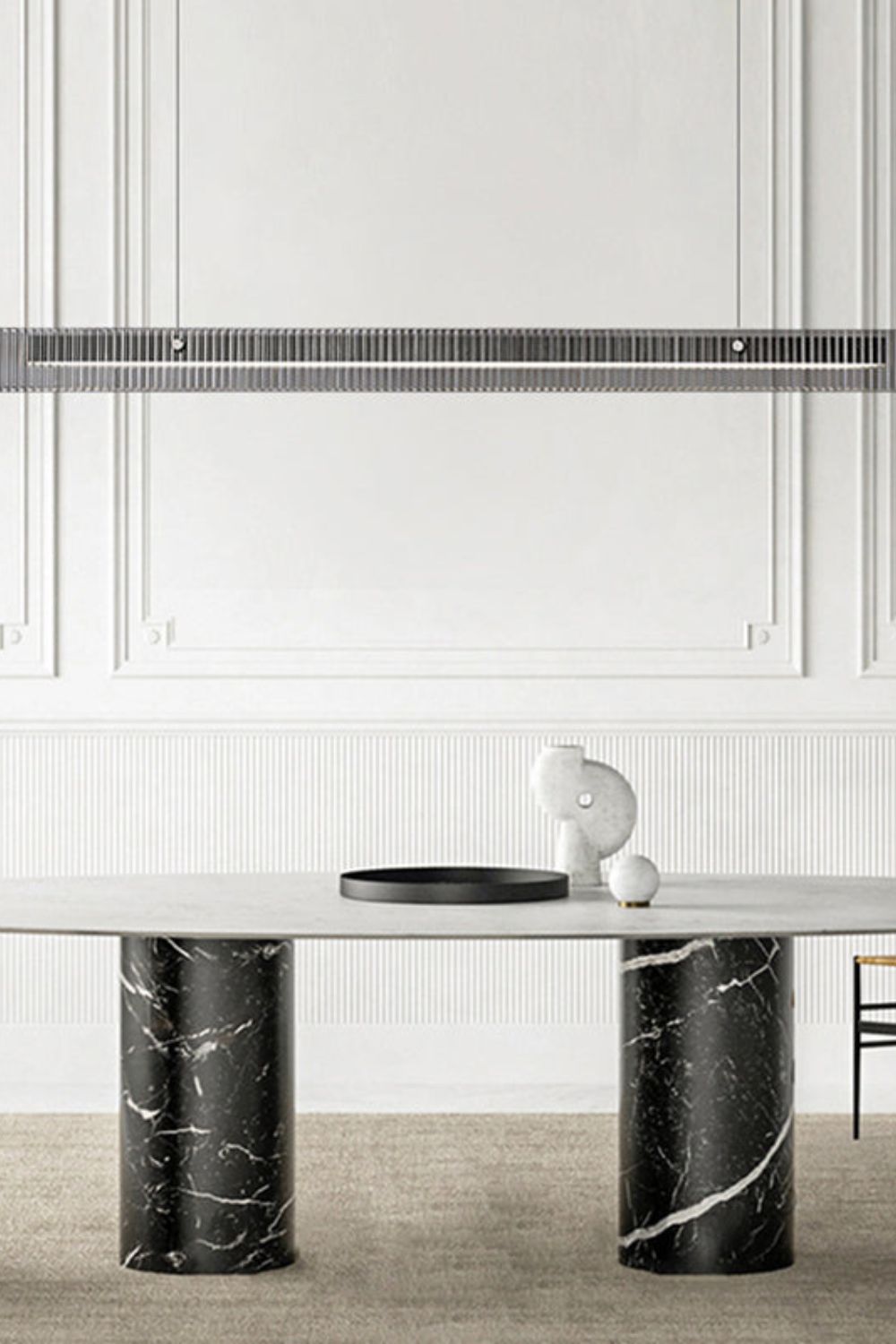 Linear Glass Pendant Light - morylighting