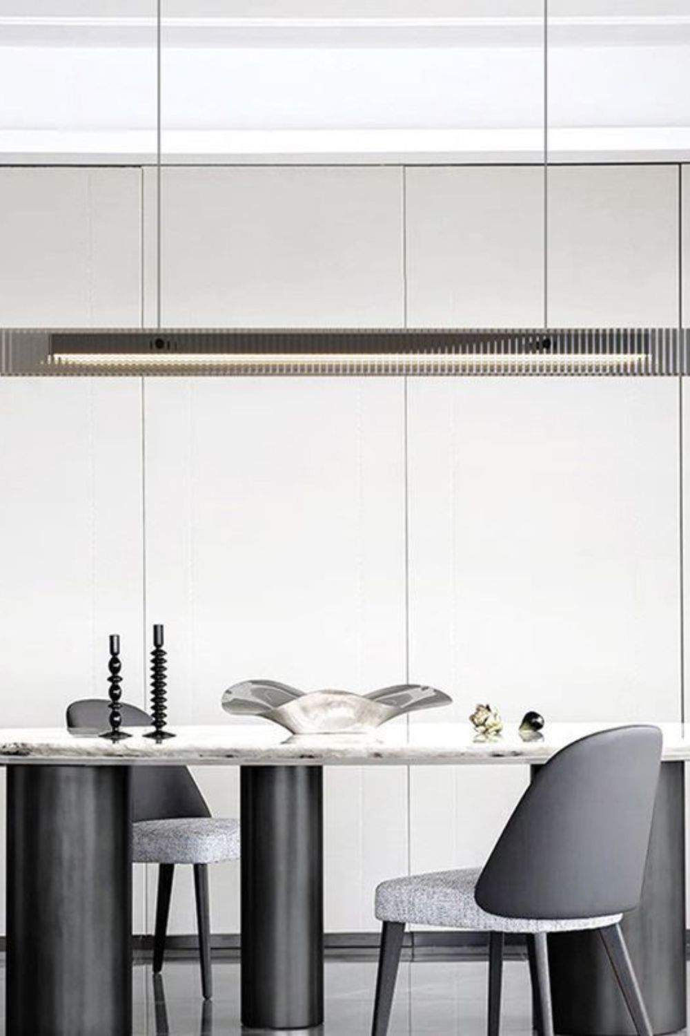 Linear Glass Pendant Light - morylighting