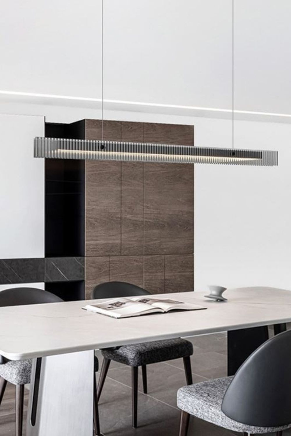 Linear Glass Pendant Light - morylighting