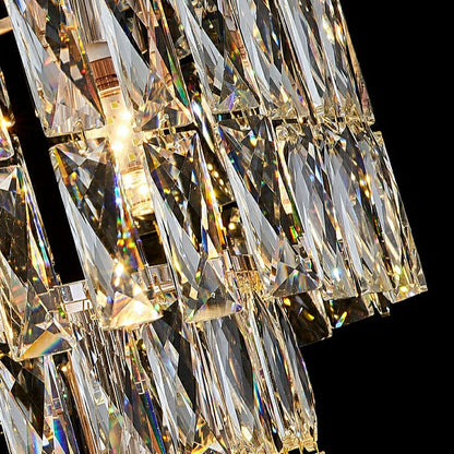 Morylighting Grand Lumina Long Crystal Chandelier - Background Shot