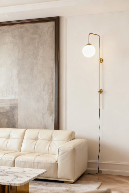 Lunivex Plug In Wall Lamp - view 2 | morylighting
