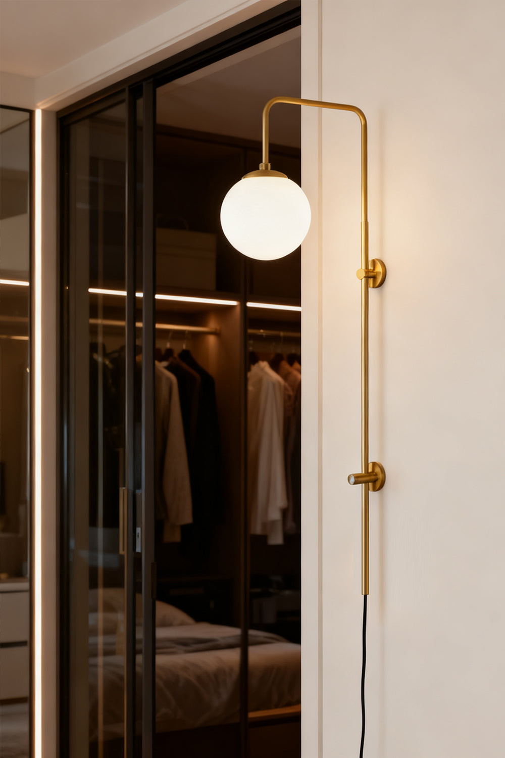 Lunivex Plug In Wall Lamp - view 6 | morylighting