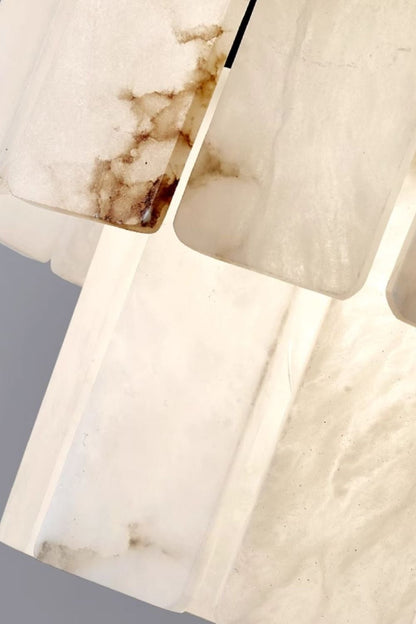 Luxurious Cascading Snow Plaster Chandelier - view 20 | morylighting