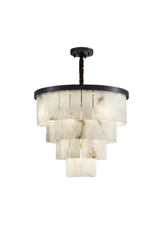 Luxurious Cascading Snow Plaster Chandelier | morylighting