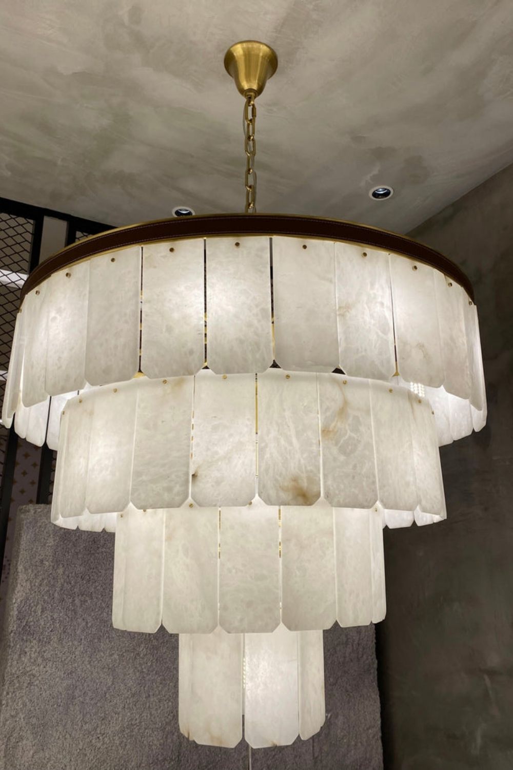 Luxurious Cascading Snow Plaster Chandelier - view 16 | morylighting
