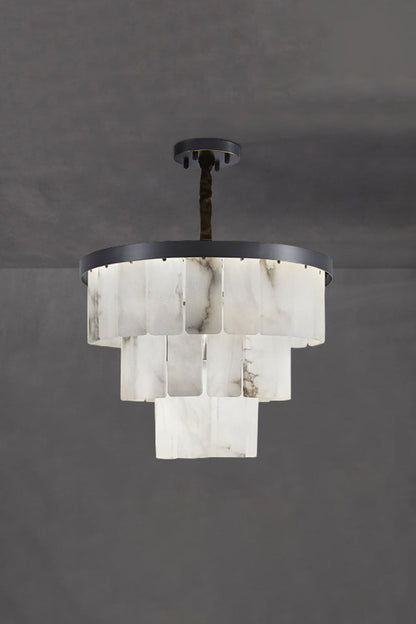 Luxurious Cascading Snow Plaster Chandelier - view 39 | morylighting