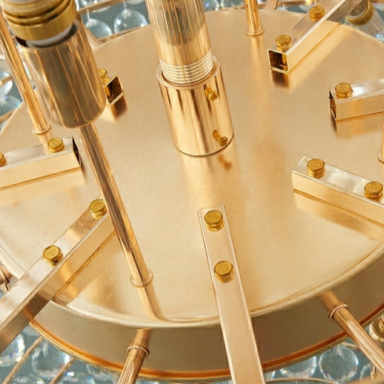 Morylighting Grand Radiance Round Crystal Chandelier - Background Shot