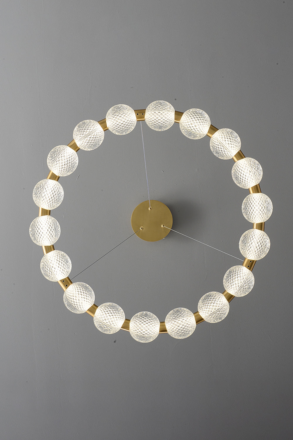 Luxury Pearl Ring Chandelier - morylighting