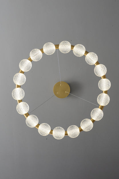 Luxury Pearl Ring Chandelier - morylighting