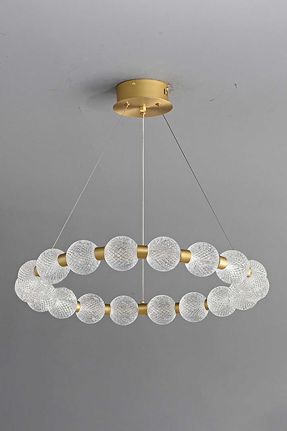 Luxury Pearl Ring Chandelier - morylighting