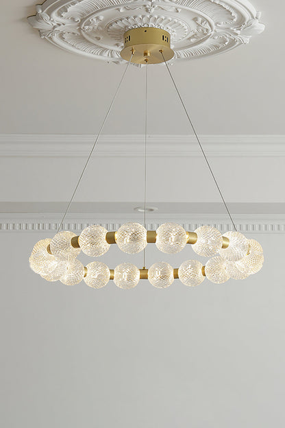 Luxury Pearl Ring Chandelier - morylighting